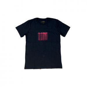 Camiseta Climber Onda - Masculino - Preto/Rosa