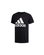 Camiseta Adidas Basic Bos - Masculino - Preto/Branco