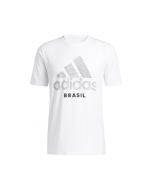 Camiseta Adidas Brasil - Masculino - Branco